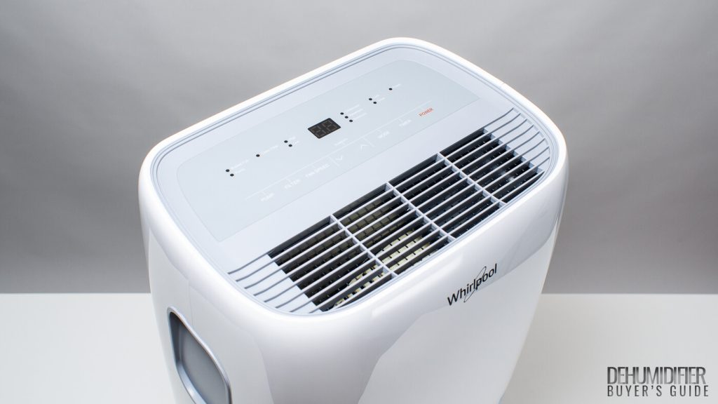 WHAD50PCW exhaust and control panel