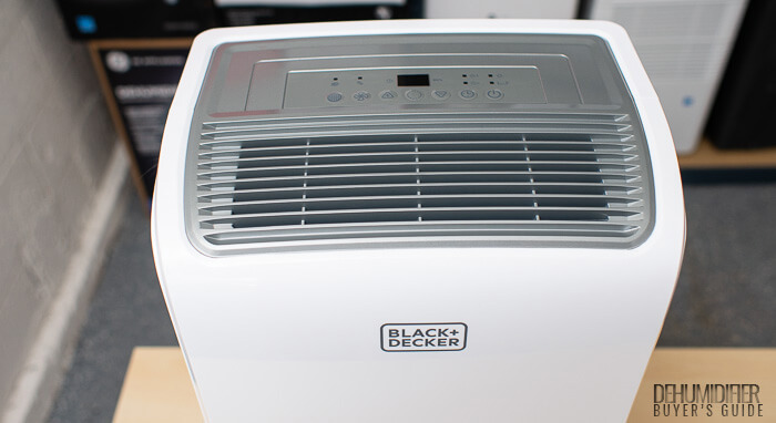 Black+Decker 50 Pint Dehumidifier, White 